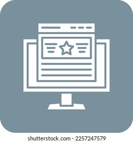 Icono vectorial del cartel. Se puede usar para imprimir, móviles y aplicaciones web.