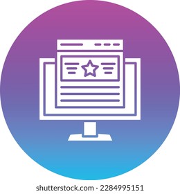 Icono vectorial del cartel. Se puede usar para imprimir, móviles y aplicaciones web.
