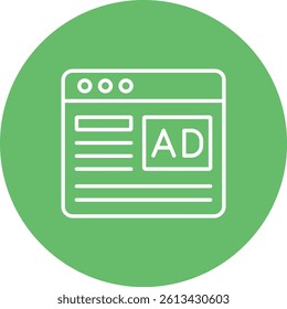 Banner vector icon. Can be used for printing, mobile and web applications.