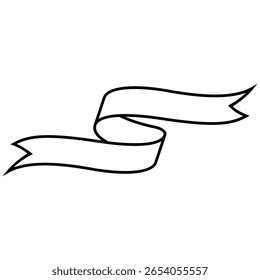 Banner vector icon set. Birthday Banner illustration sign collection. Ribbon Banner symbol or logo.