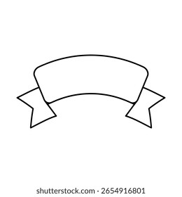 Banner vector icon set. Birthday Banner illustration sign collection. Ribbon Banner symbol or logo.