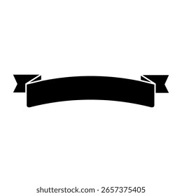 Conjunto de ícones de vetor de faixa. Coleção de sinais de ilustração de Faixa de Aniversário. Símbolo ou logotipo da Faixa de Opções.