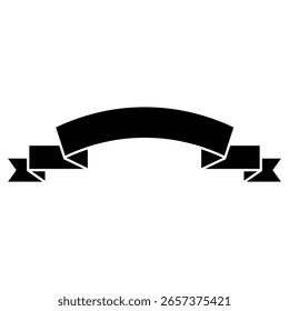 Banner vector icon set. Birthday Banner illustration sign collection. Ribbon Banner symbol or logo.