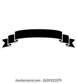 Banner vector icon set. Birthday Banner illustration sign collection. Ribbon Banner symbol or logo.