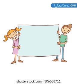 Banner, vector illustration.