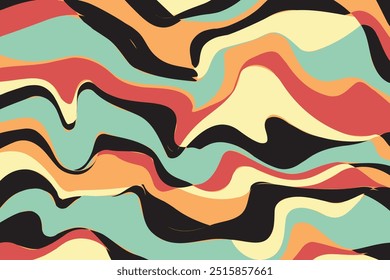Banner vector liquid element cover wave.