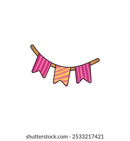 banner vector for parties or birthday greetings