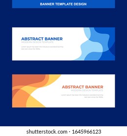 Banner Vector Template Background Modern Web Design Horizontal