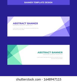 Banner Vector Template Background Modern Web Design Horizontal