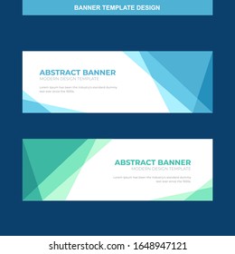 Banner Vector Template Background Modern Web Design Horizontal