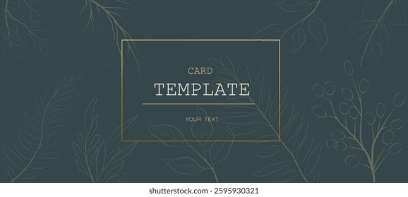 banner, vector template modern minimalistic design