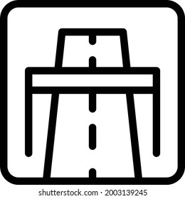 icono de línea delgada vectorial de banners