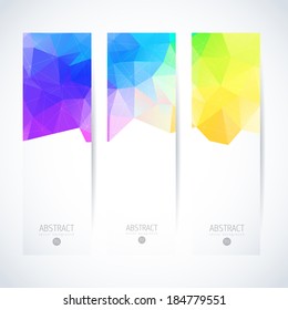 banner vertical pattern network tech background technology upright flag vector set where you can choose what fits excellent your project banner vertical pattern network tech background technology line