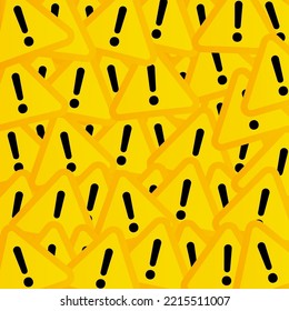 Banner warning signs. Vector illustration