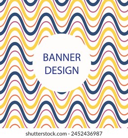 banner wave design abstract banner nature motion