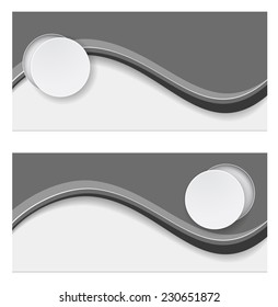 Banner-Wellendesign-Vorlage