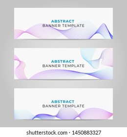 Banner web template design, background abstract design