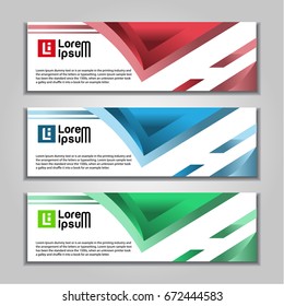 banner website abstract design template.