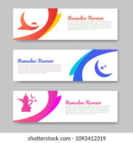 Banner website for ramadan