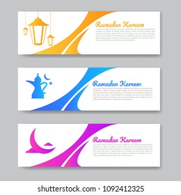 Banner website for ramadan