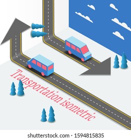 Banner for the website of the transport company with buses
