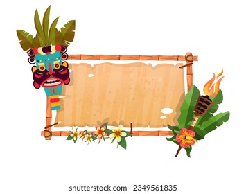 Banner for welcome to exotic countries, tropical paradises, beaches and sea resorts.
