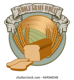 Banner of Whole wheat grain bread and Grains