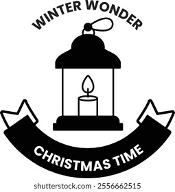 A banner for Winter wonderland christmas time