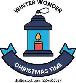 A banner for Winter wonderland christmas time