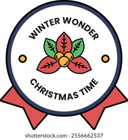 A banner for Winter wonderland christmas time