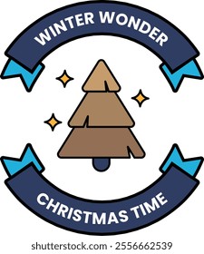 A banner for Winter wonderland christmas time