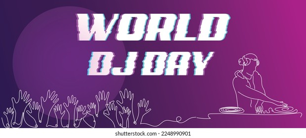 Banner for World DJ Day