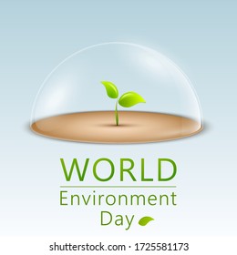 Banner for World Environment Day. World Environment Day concept