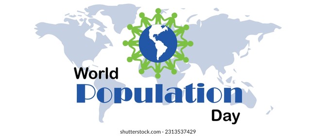 Banner for World Population Day