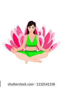 Banner yoga girl