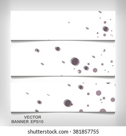 Banner for your design eps 10, vector elegant illustration