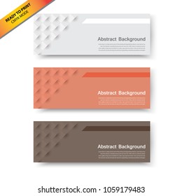 Banners with abstract cubes 2