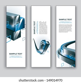 Banners. Abstract Design. Eps10.