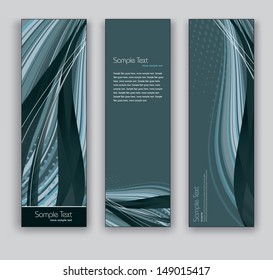 Banners. Abstract Designs. Eps10.