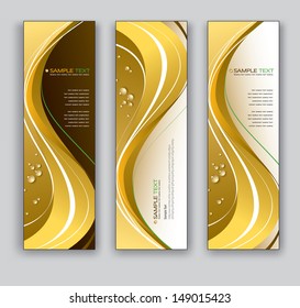 Banners. Abstract Designs. Eps10.