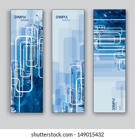 Banners. Abstract Designs. Eps10.