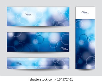 Banners. Abstract Vector Designs. Eps10.