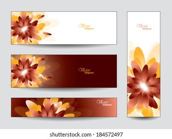 Banners. Abstract Vector Designs. Eps10.