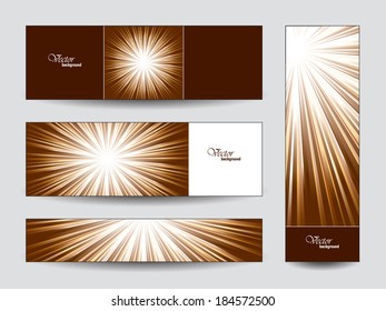 Banners. Abstract Vector Designs. Eps10.