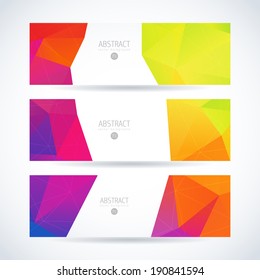 banners abstraction vector flag set offering banners line water group colourful abstract background scene technology pile colorful glass ripple cloud performance modern site business wave clouds clean