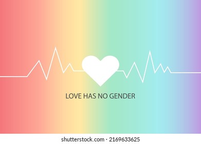 Banners or backgrounds in the image have a gradient of six colors. There are sentences with six colors: red, orange, yellow, green, blue and purple.