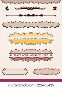 Banners, borders and dividers
