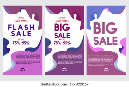 Banners Bundle Kit Set of Social Media Instagram Story