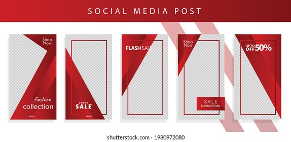 Banners Bundle Kit Set of Social Media Instagram Story. Geometric Stories Sale Banner Background ,Poster, Flyer, Coupon, Layout Composision Golden, Smartphone Templates Story editable eps 10 vector