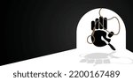 banners with the concept of hands, knives and hanging ropes are used for events related to the death penalty, suicide prevention, etc. you can add a title or quote in the blank space